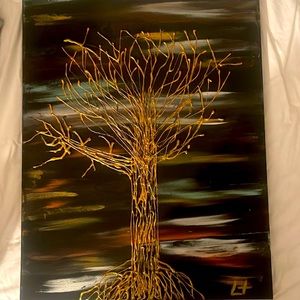 19” wall decor painting